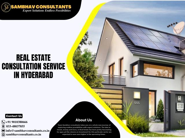 Real Estate Consultation Service in Hyderabad at Sambhav Consultants